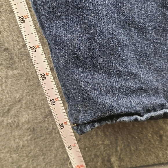 Cabela's Womens Lined Blue Jeans 18 Long - Picture 5 of 7